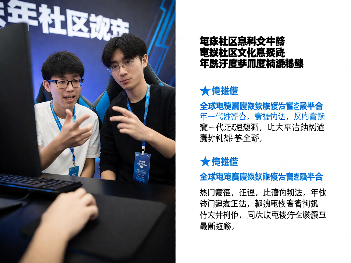 电竞社区活动，年轻玩家热烈交流讨论
