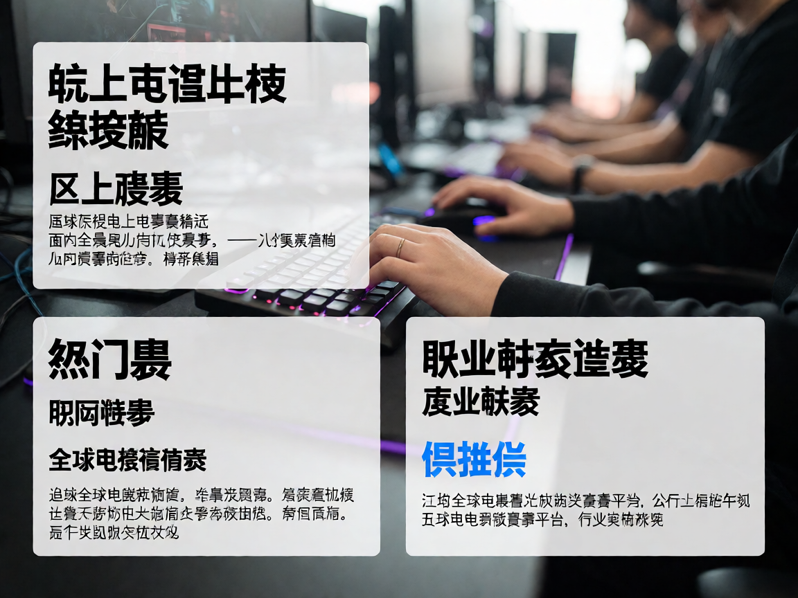 线上电竞比赛的直播画面与数据面板